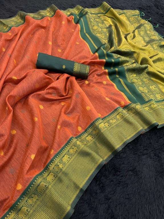 PENNY VOL-74 BY ASLIWHOLESALE DESIGNER PRUE COTTON SILK SAREES-00081