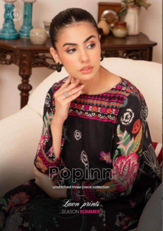 POPINN BY ASLIWHOLESALE DESIGNER PURE LAWN PRINTED DRESSES-00201