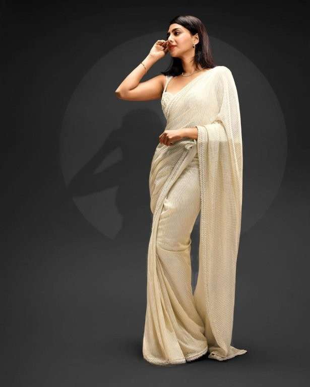 PREETI VOL-572 BY ASLIWHOLESALE DESIGNER PURE GEORGETTE SAREES-00253