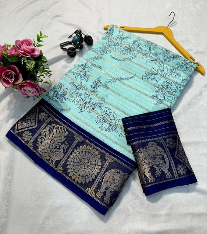 PREETI VOL-575 BY ASLIWHOLESALE DESIGNER PURE SILK PRINTED SAREES-00253