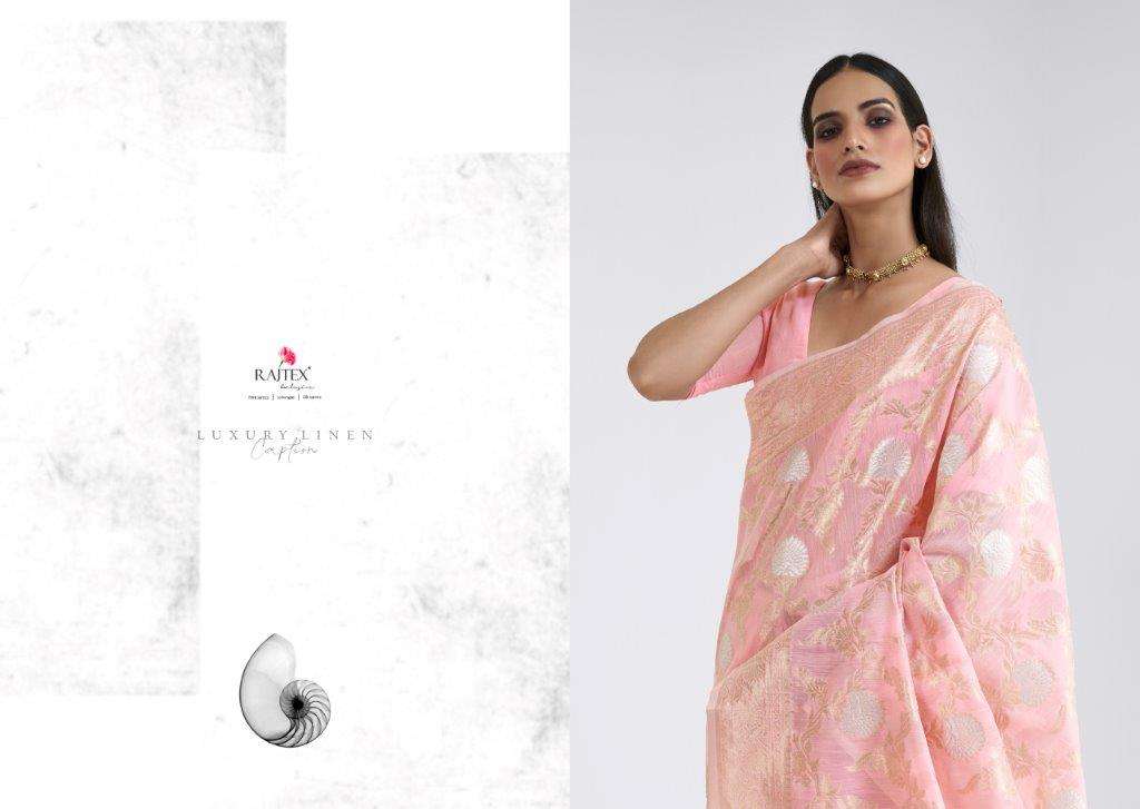 RAJTEX KANANYA LINEN 181001 TO 181006 SERIES PURE FANCY SAREES-00137