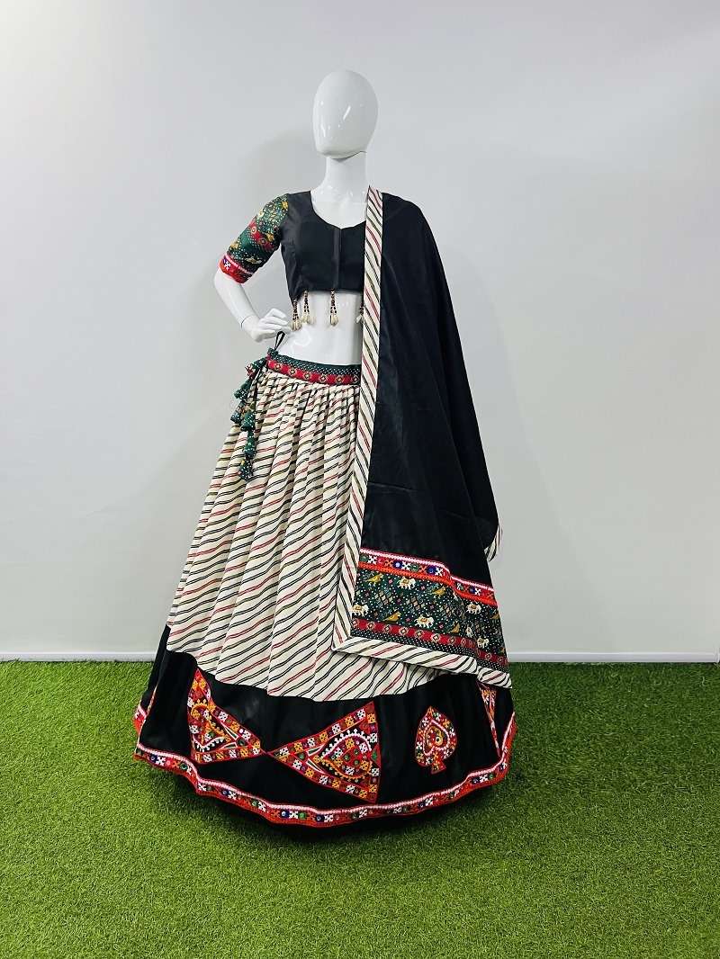 RAJWADI VOL-007 BY ASLIWHOLESALE DESIGNER PURE COTTON SILK LEHENGAS-00060