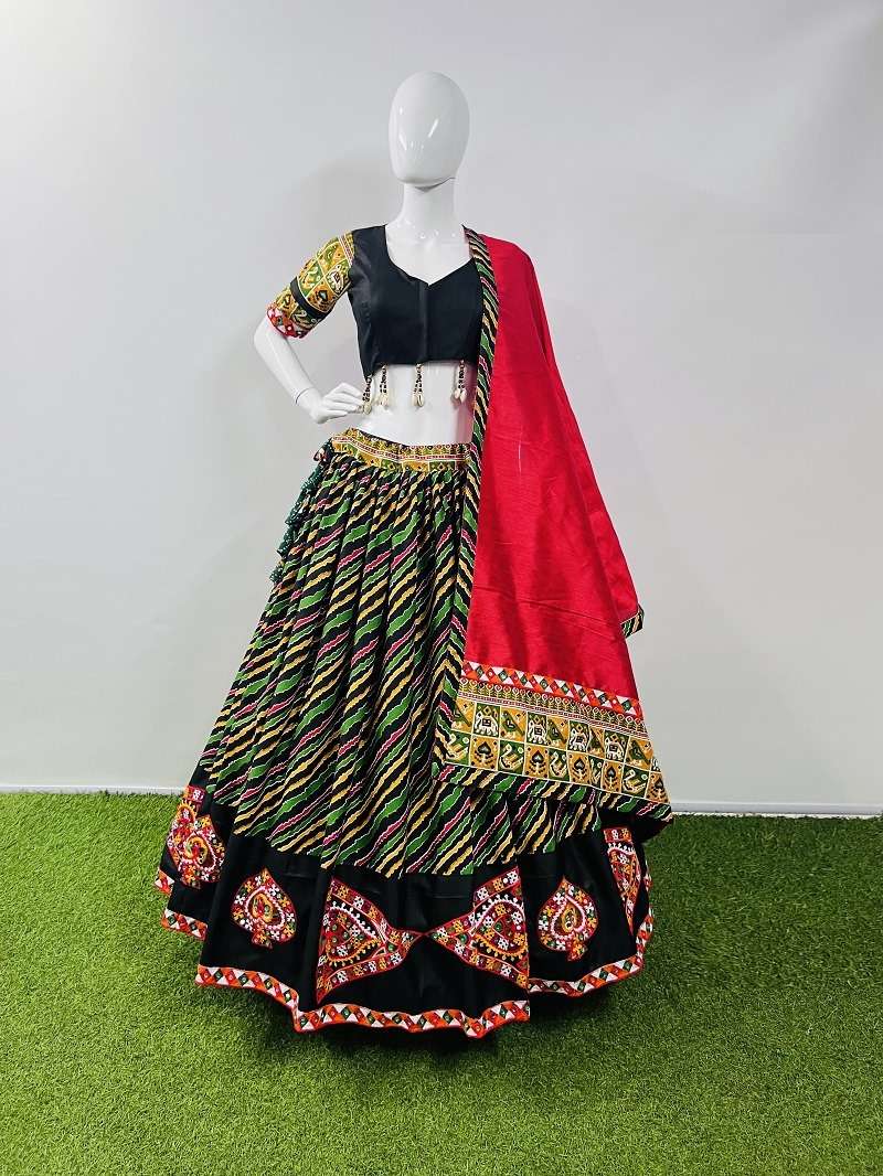 RAJWADI VOL-07 BY ASLIWHOLESALE DESIGNER PURE COTTON SILK LEHENGAS-00060