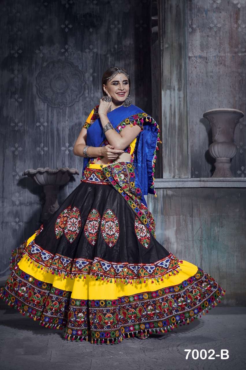 RAJWADI VOL-1 NX 7002-B BY ASLIWH0LESALE DESIGNER PURE ART SILK LEHENGAS-00060