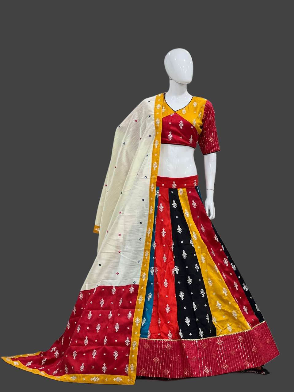 RAJWADI VOL-9 BY ASLIWHOLESALE DESIGNER PURE ART SILK LEHENGAS-00060