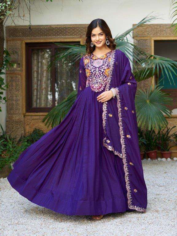 RM-105 BY ASLIWHOLESALE DESIGNER PURE STAR GEORGETTE GOWNS-00236