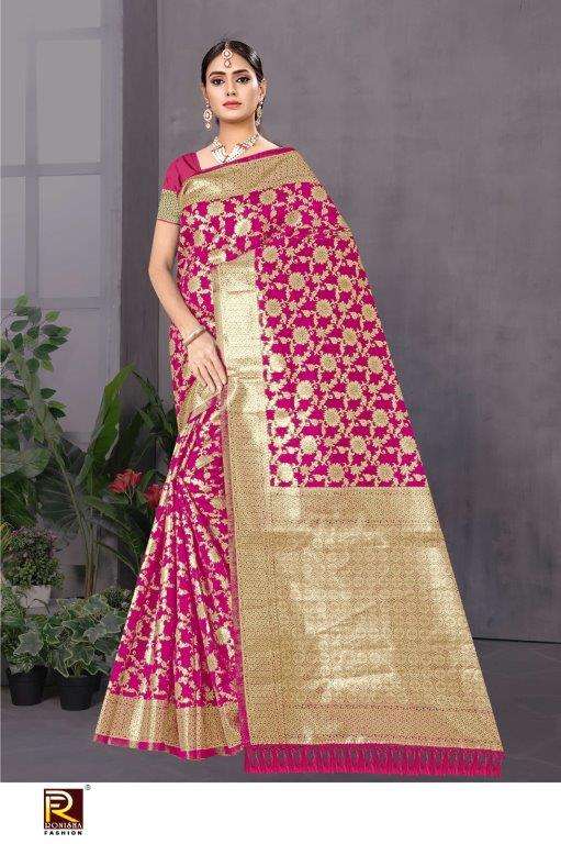 RONISHA FASHION GAJAL PURE BANARASI HEAVY SAREES-00053