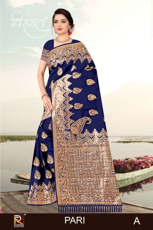 RONISHA FASION PARI PURE BANARASI SAREES-00053