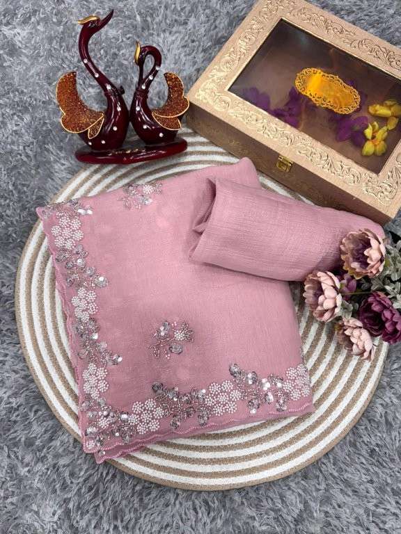 SAKHI VOL-111 BY ASLIWHOLESALE DESIGNER PURE CRUSH SAREE-00219