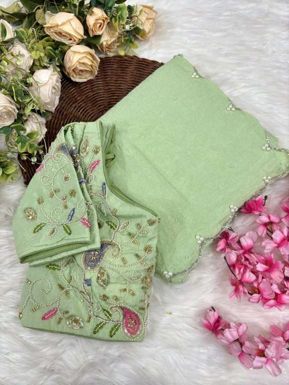 SAKHI VOL-112 BY ASLIWHOLESALE DESIGNER PURE CRUNCHY SAREES-00219