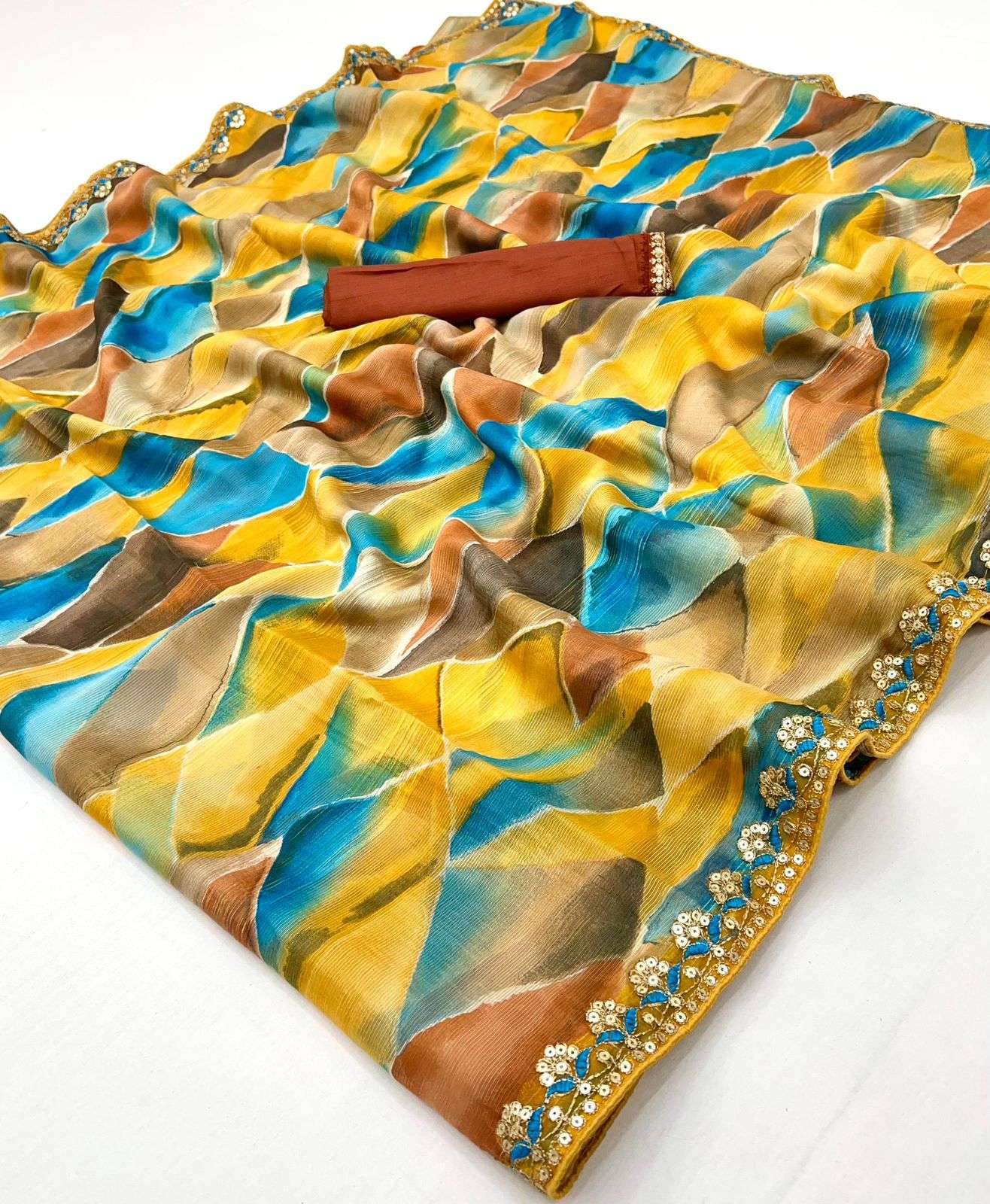 SAKHI VOL-125 BY ASLIWHOELSALE DESIGNER PURE CHIFFON PRINTED SAREES-00219