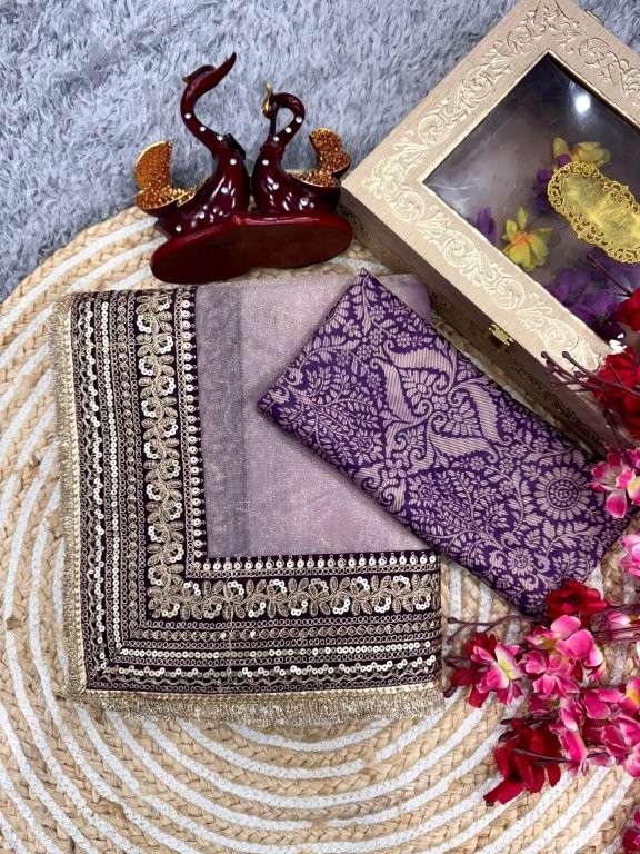 SAKHI VOL-131 BY ASLIWHOLESALE DESIGNER PURE NET SAREE-00219