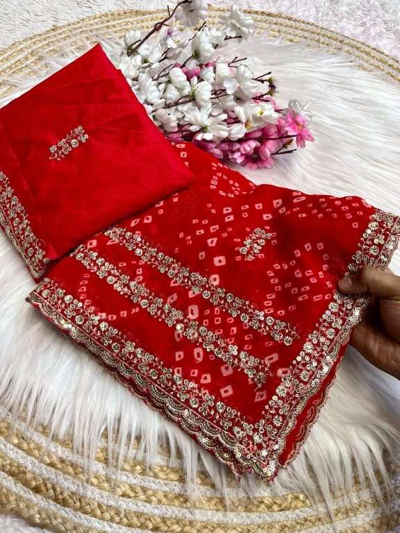 SAKHI VOL-133 BY ASLIWHOLESALE DESIGNER PURE SOFT GEORGETTE SAREES-00219