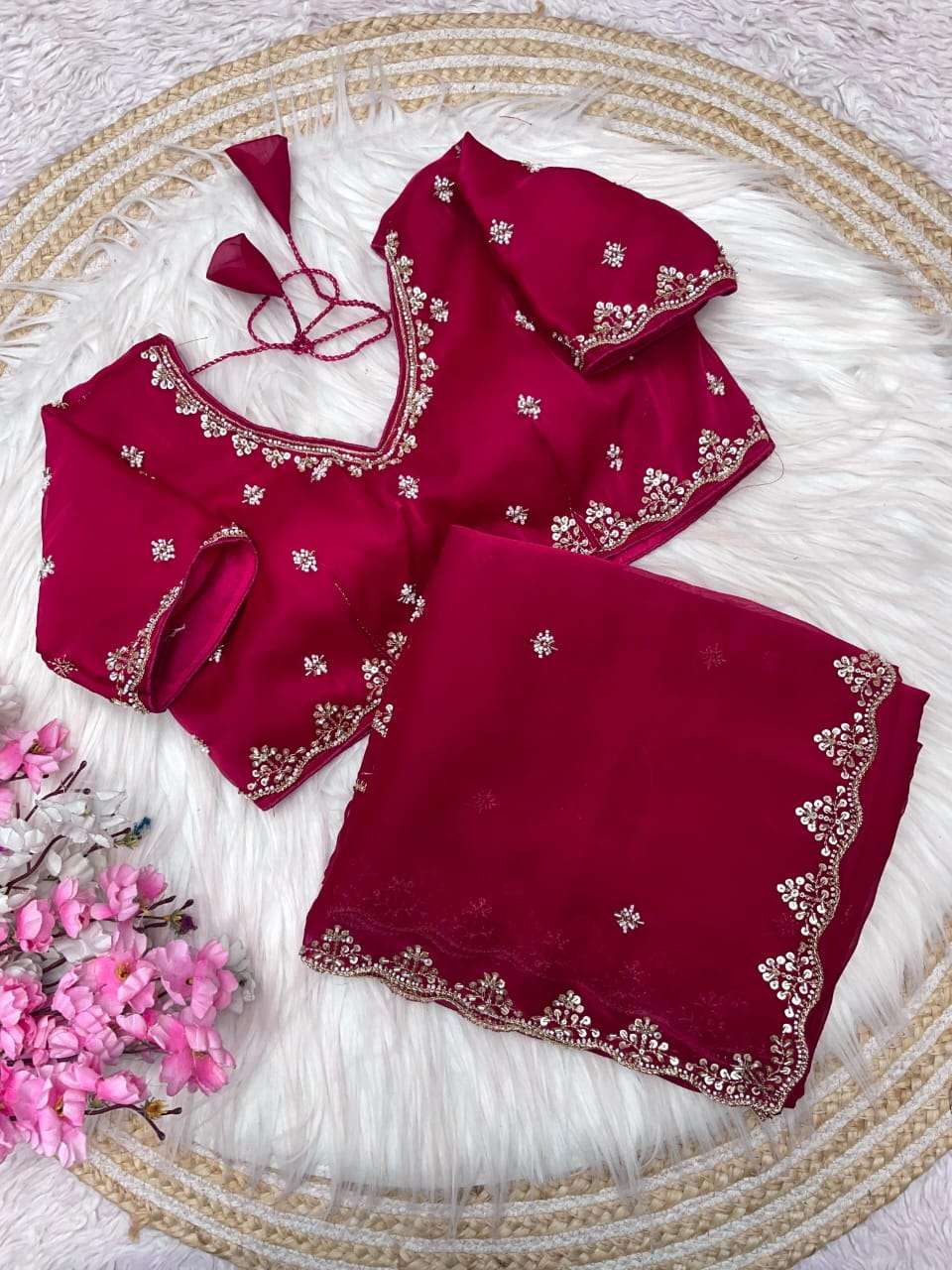 SAKHI VOL-144 BY ASLIWHOLESALE DESIGNER PURE FANCY JIMMY CHOO SAREES-00219