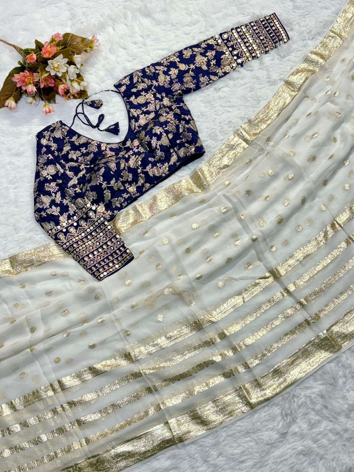 SAKHI VOL-157 BY ASLIWHOLESALE DESIGNER PURE VISCOSE GEORGETTE SAREES-00219