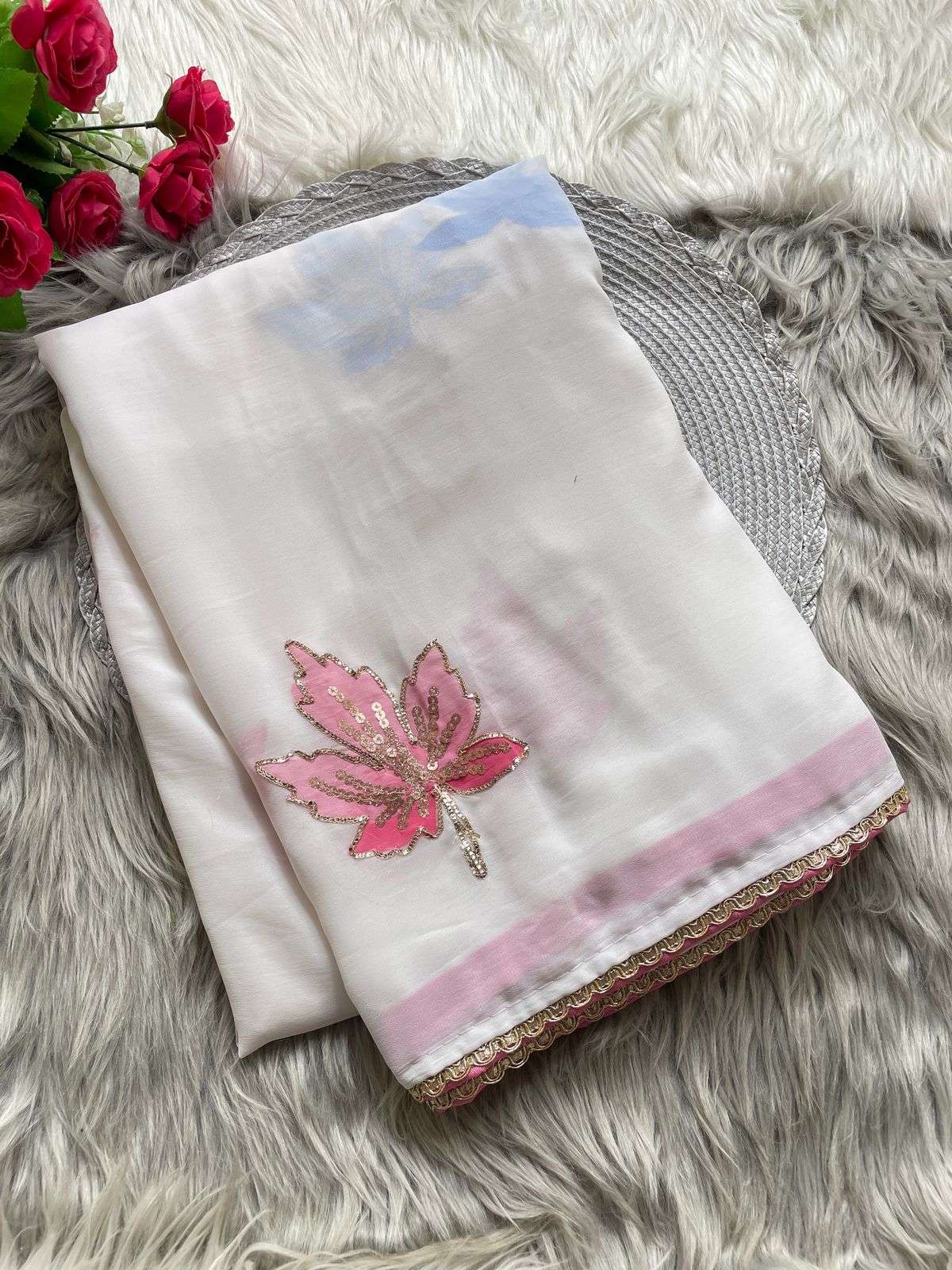 SAKHI VOL-94 BY ASLIWHOLESALE DESIGNER PURE SOFT GEORGETTE SAREE-00022