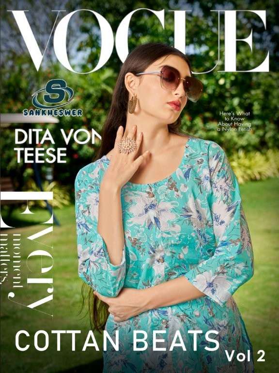 SANKHESWER COTTON BEATS VOL-02 1001 TO 1008 SERIES PURE COTTON PRINTED CO-ORD SET-00062