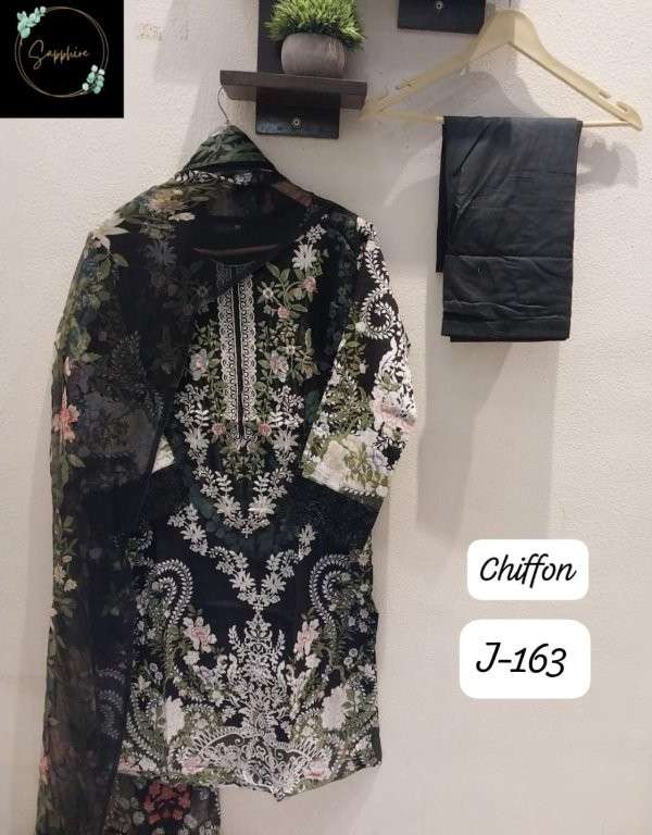 SAPPHIRE JAZMIN VOL-163 NX PURE LAWN COTTON PRINTED DRESSES-00272