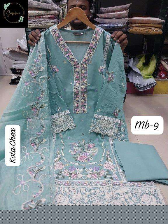SAPPHIRE MARIA B VOL-9 PURE LAWN COTTON PRINTED DRESSES-00272