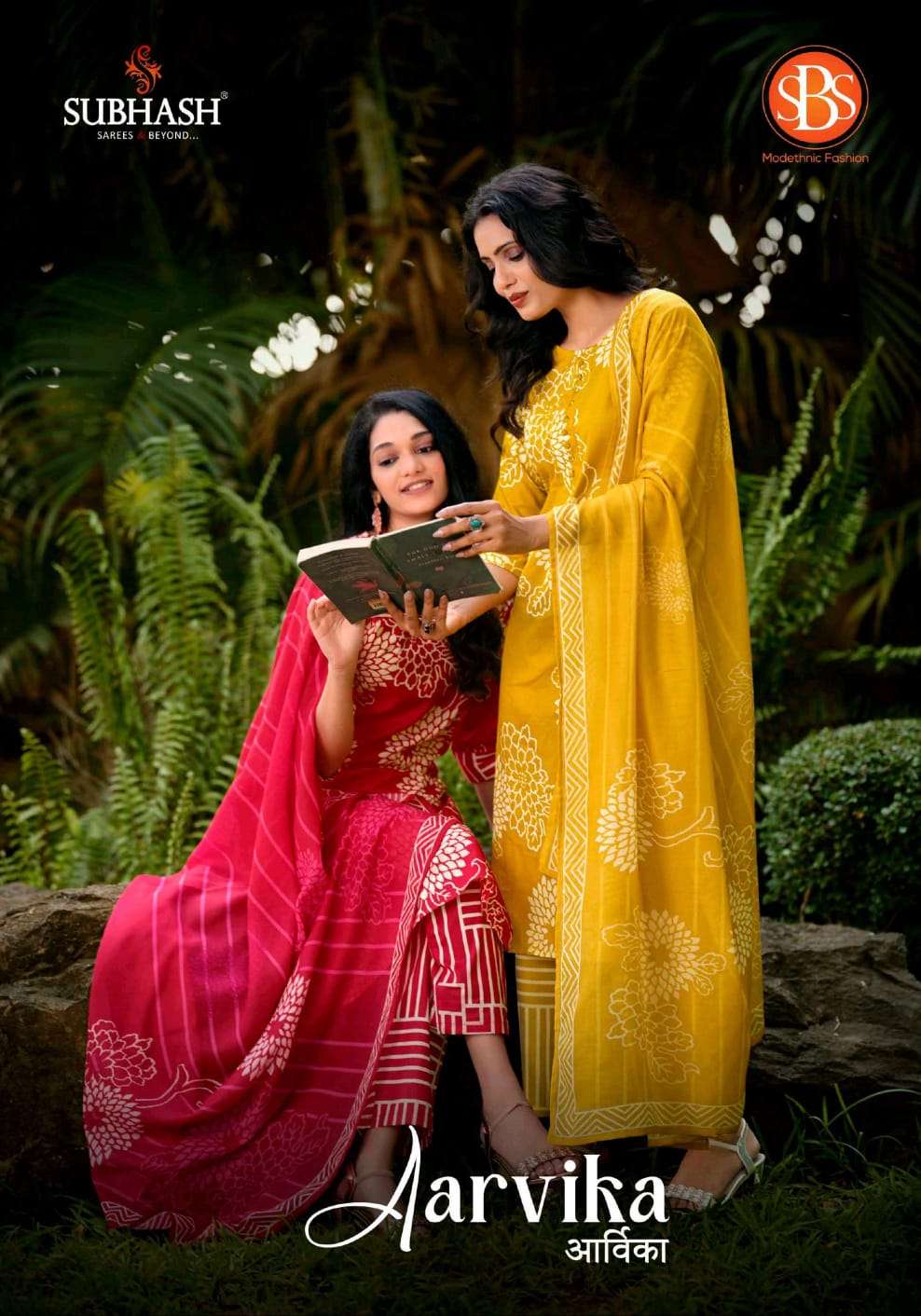 SBS FASHION AARVIKA 6364 TO 6367 SERIES PURE COTTON DRESSES-00014