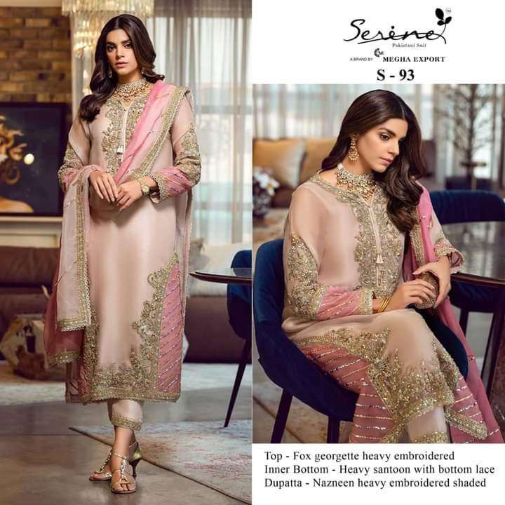 SERENE S-93 COLOUR HEAVY EMBROIDERY PAKISTANI DRESS-00201