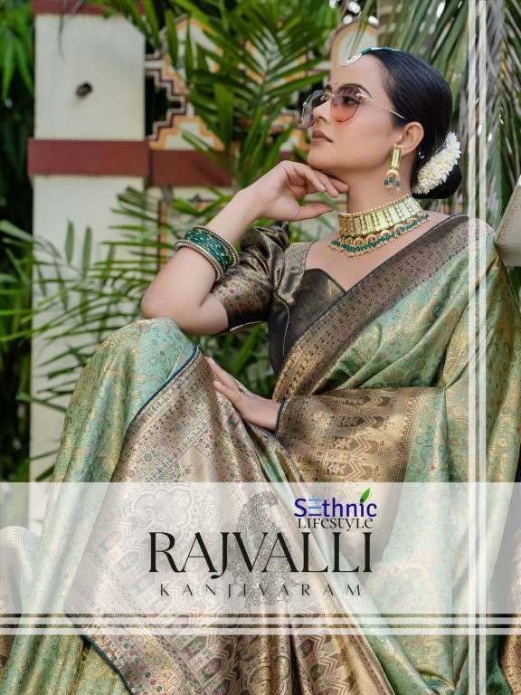SETHNIC LIFESTYLE RAJVALLI 76001 TO 76002 SERIES PURE SILK SAREES-00137