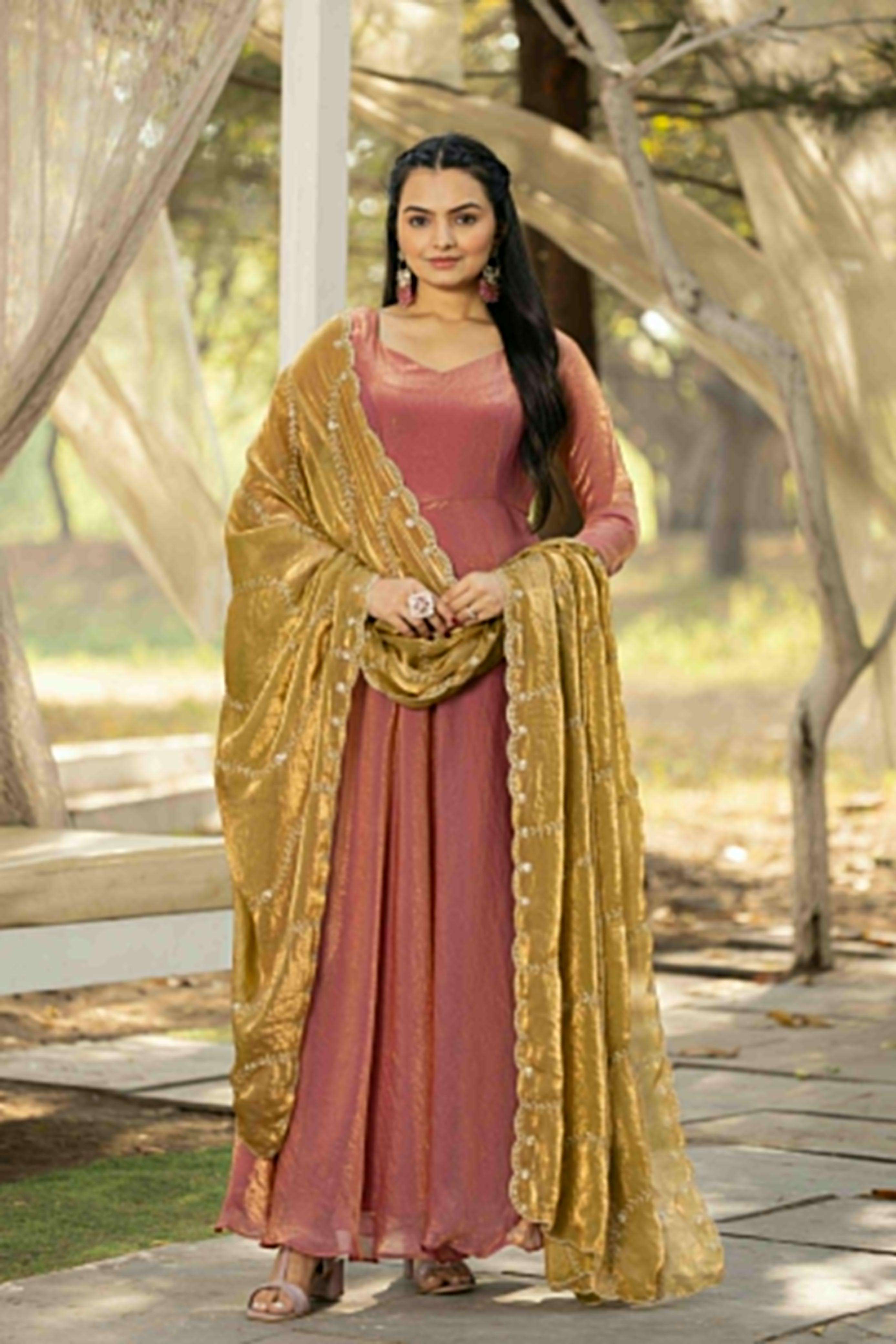 SHIVANI VOL-29 BY ASLIWHOLESALE DESIGNER PURE SPACE SILK GOWNS-00282