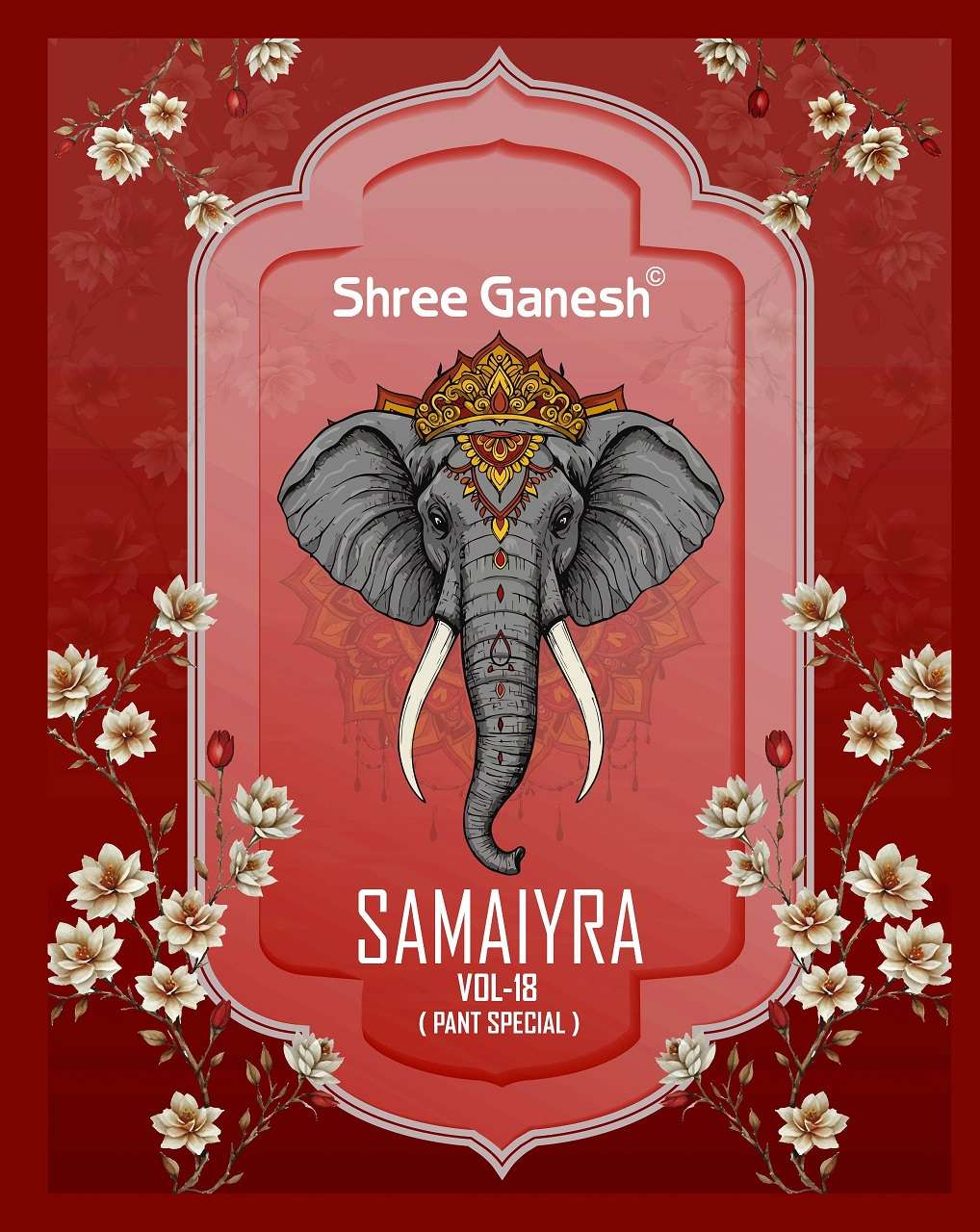 SHREE GANESH SAMAIYRA VOL-18 2801 TO 2820 SERIES PURE COTTON PRINTED DRESSES-00015