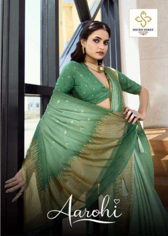 SHUBH SHREE AAROHI 1001 TO 1006 SERIES PURE FANCY SAREES-00025