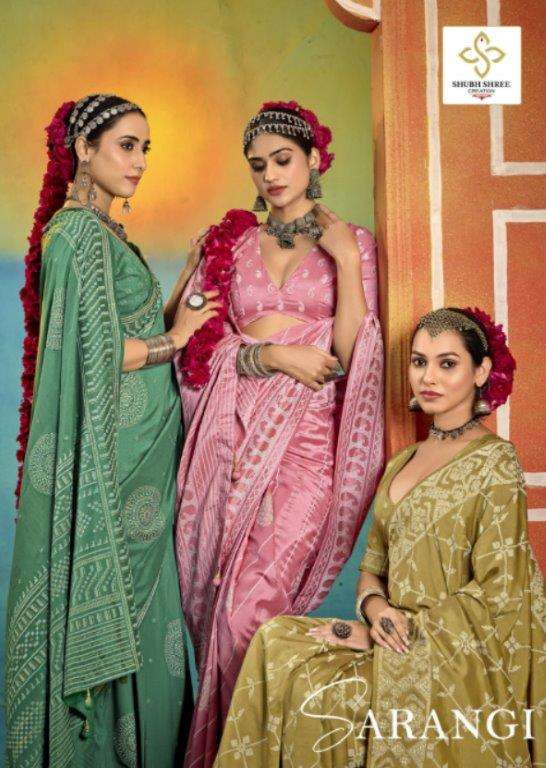 SHUBH SHREE SARANGI 1001 TO 1012 SERIES PUTRE SILK SAREES-00025