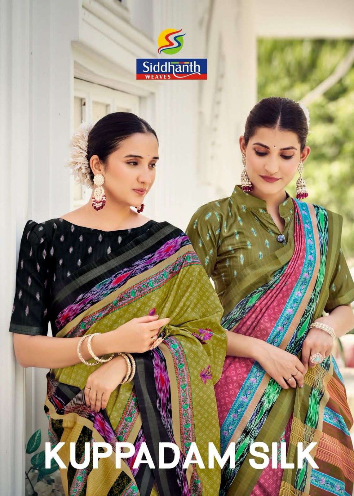 SIDDHANTH KUPPADAM SILK 22009 TO 22017 SERIES PURE SOFT TUSSAR SILK SAREES-00196