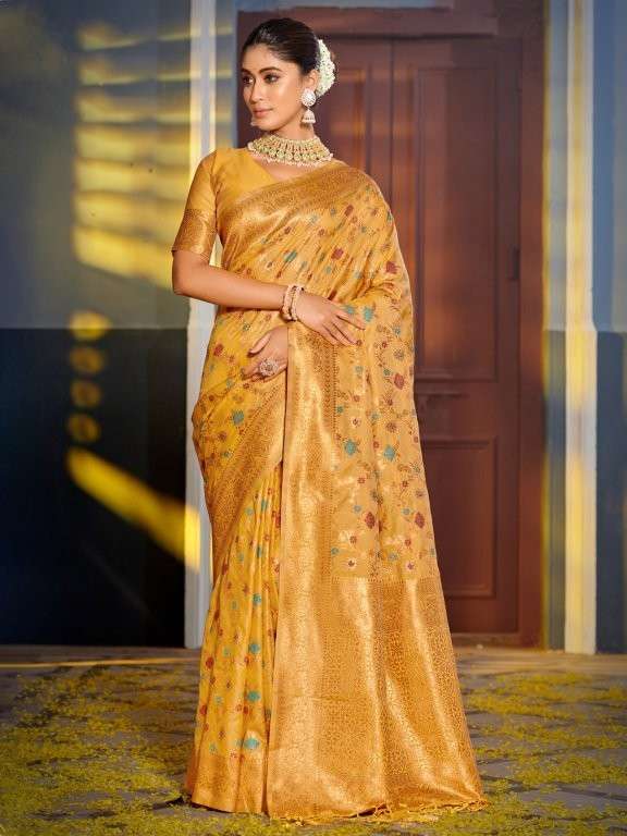 SWARNIKA  BY ASLIWHOLESALE DESIGNER PURE BANARASI SILK SAREES-00281