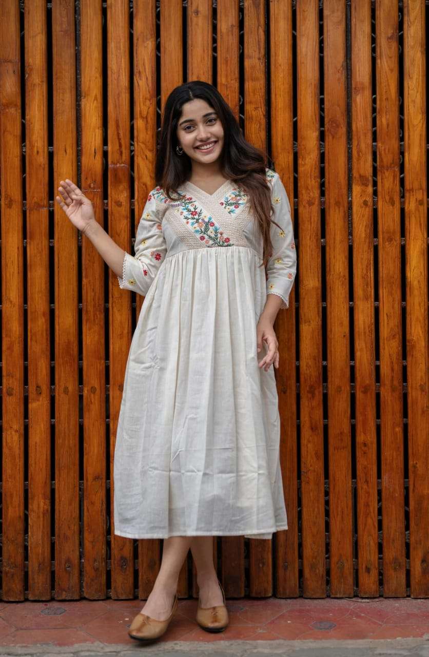 SWATI VOL-56 BY ASLIWHOLESALE DESIGNER PURE RAYON EMBROIDERY KURTIS-00237
