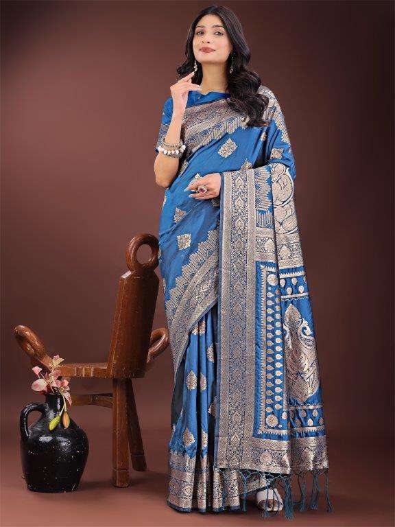 TANA BANA BY ASLIWHOLESALE DESIGNER PURE SILK SAREES-00281