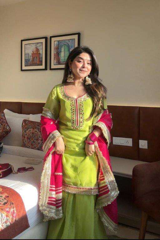 TD-6061 COLOUR BY ASLIWHOLESALE DESIGNER PURE FAUX BLOOMING DRESSES-00235