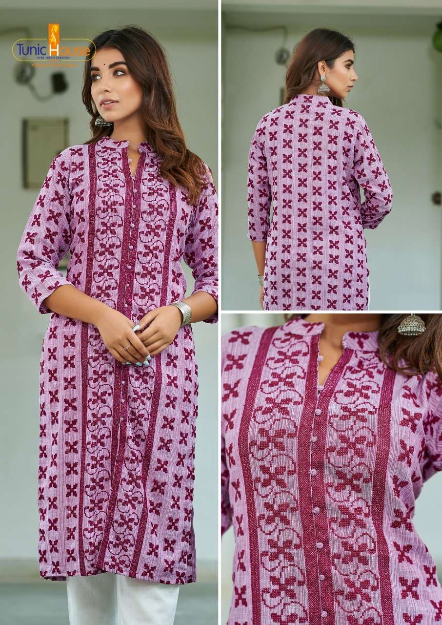TUNIC HOUSE CANDY VOL-2 PURE VISCOSE RAYON PRINTED KURTIS-00014