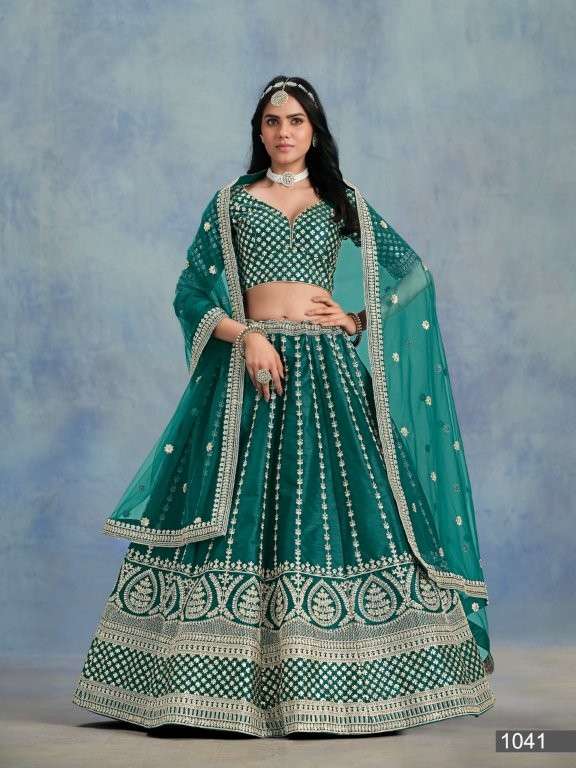 TWISHA MEHVISH AYANA 1041 TO 1044 SERIES PURE ART SILK LEHENGAS-00274