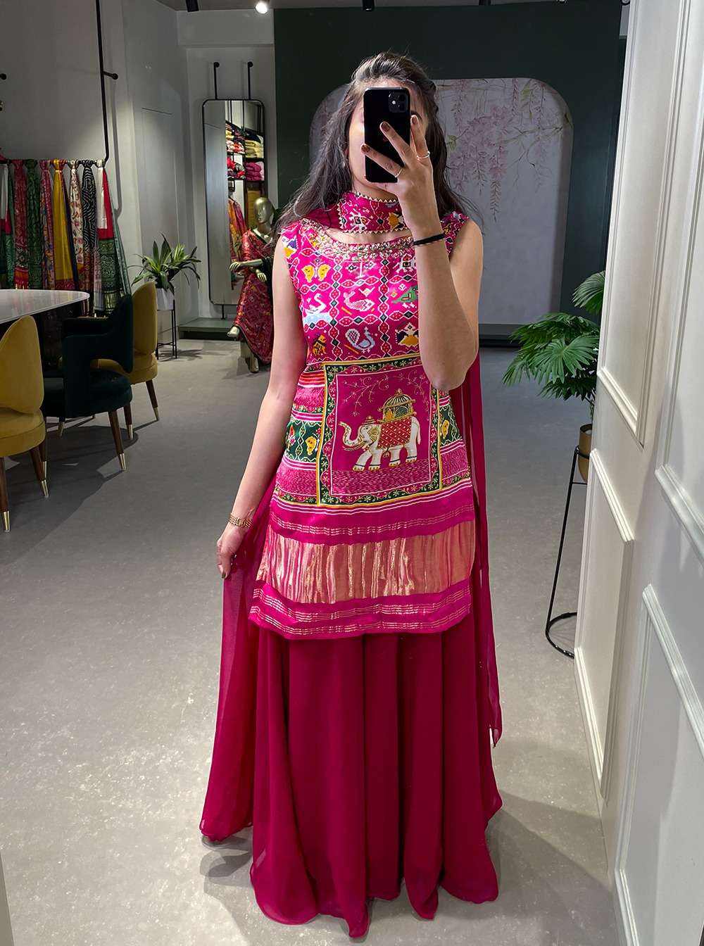 3011 COLOUR BY ASLIWHOLESALE DESIGNER PURE SILK PRINTED DRESS-00195