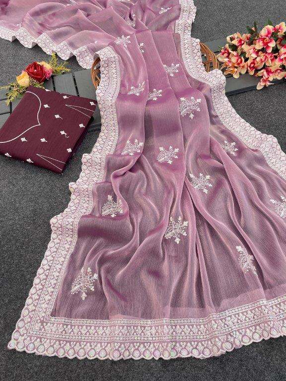 542 COLOUR BY ASLIWHOLESALE DESIGNER PURE JIMMY CHOO FANCY SAREES-00285