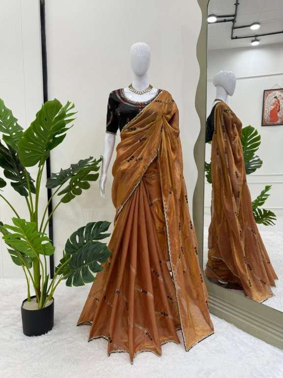 597 HIT COLOUR BY ASLIWHOLESALE DESIGNER PURE SILK EMBROIDERY PRINTED SAREES-00241