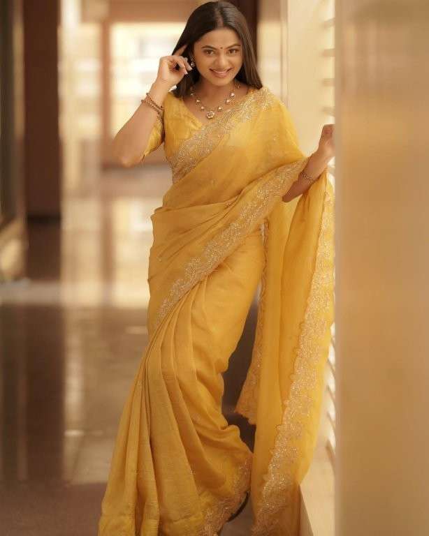 735 COLOUR BY ASLIWHOLESALE DESIGNER PURE SILK EMBROIDERY SAREES-00285