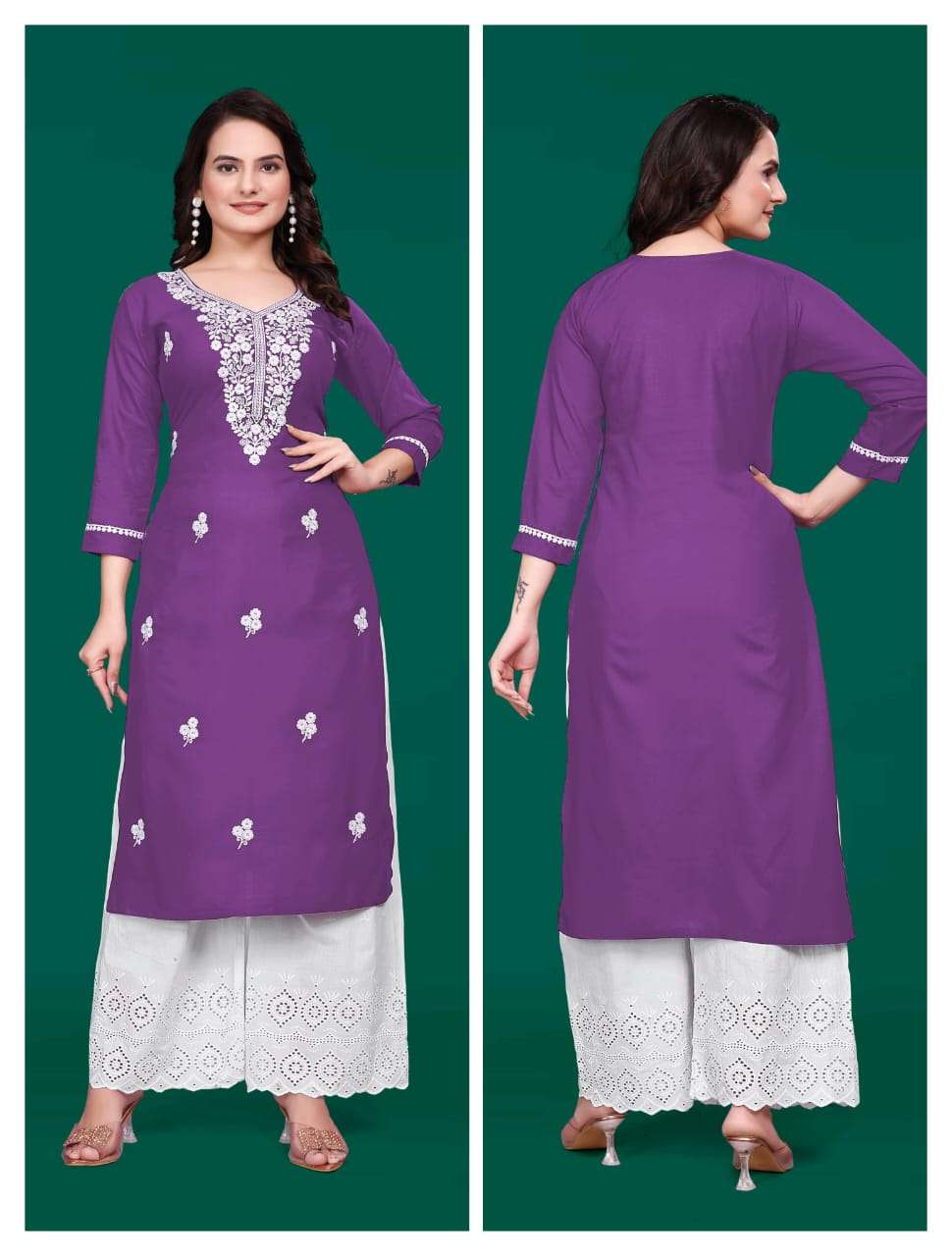 93 SERIES BY ASLIWHOLESALE DESIGNER PURE FANCY EMBROIDERY PRINTED KURTIS-00293
