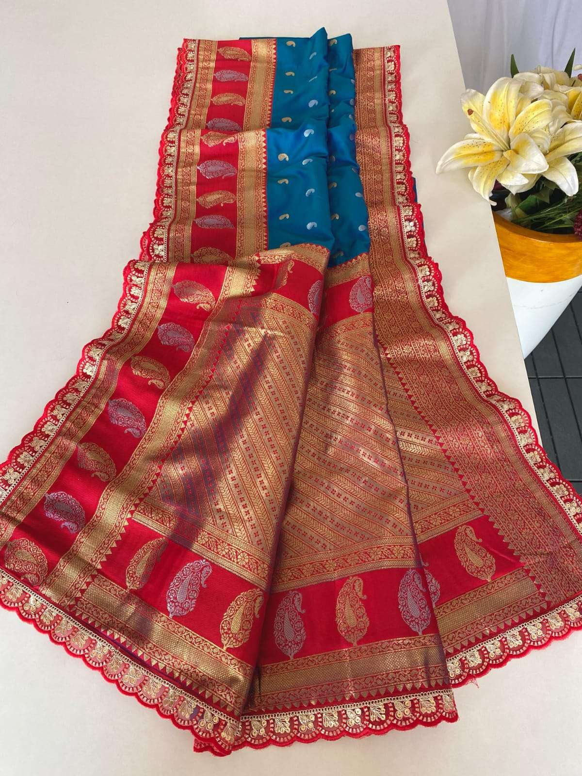 AADYA BY ASLIWHOLESALE DESIGNER PAITHANI SILK SAREES-00282