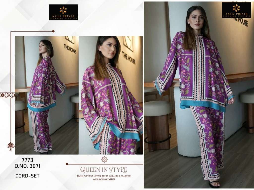 AALIZ PRINTS CO-ORD SET VOL-08 PURE LAWN PRINTED PAKISTANI CO-ORD SETS-00062