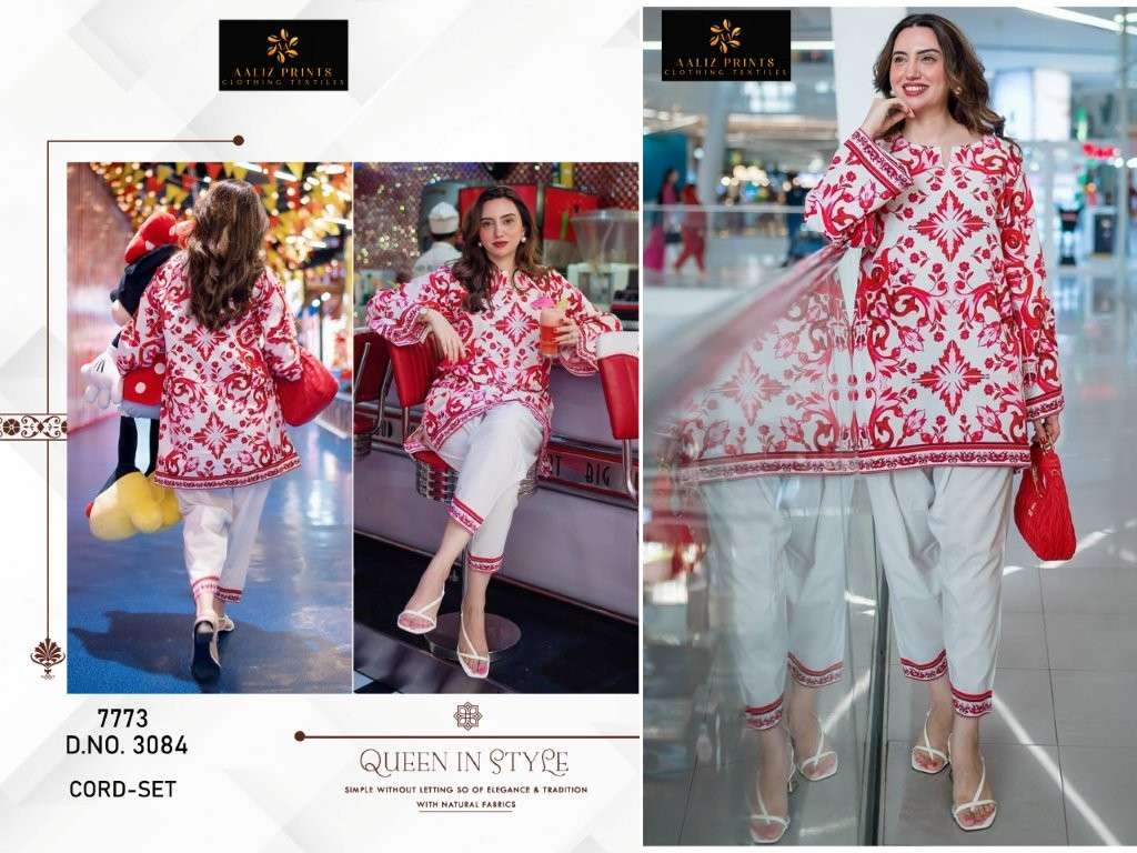 AALIZ PRINTS CO-ORD SET VOL-10 PURE LAWN PRINTED PAKISTANI CO-ORD SETS-00071