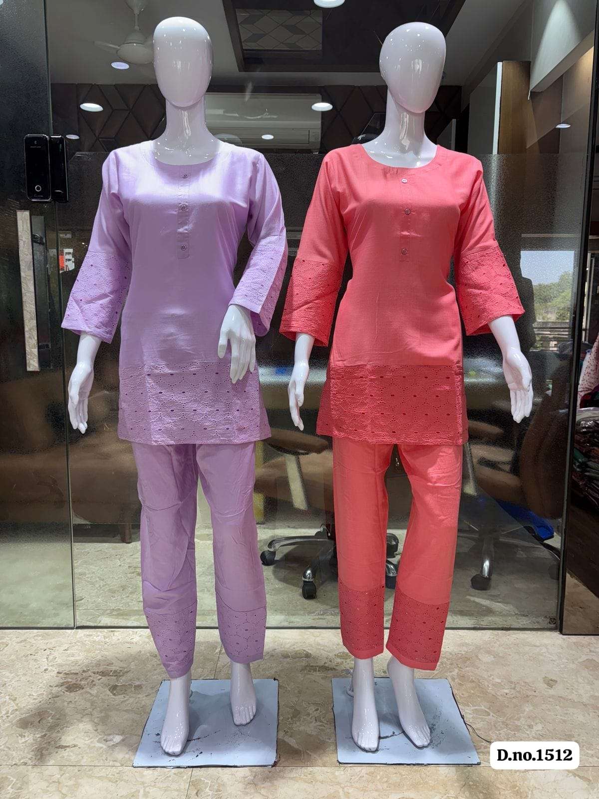 AANCHI DN-1512 & 1513 SERIES PURE RAYON PRINTED CO-ORD SET-00286