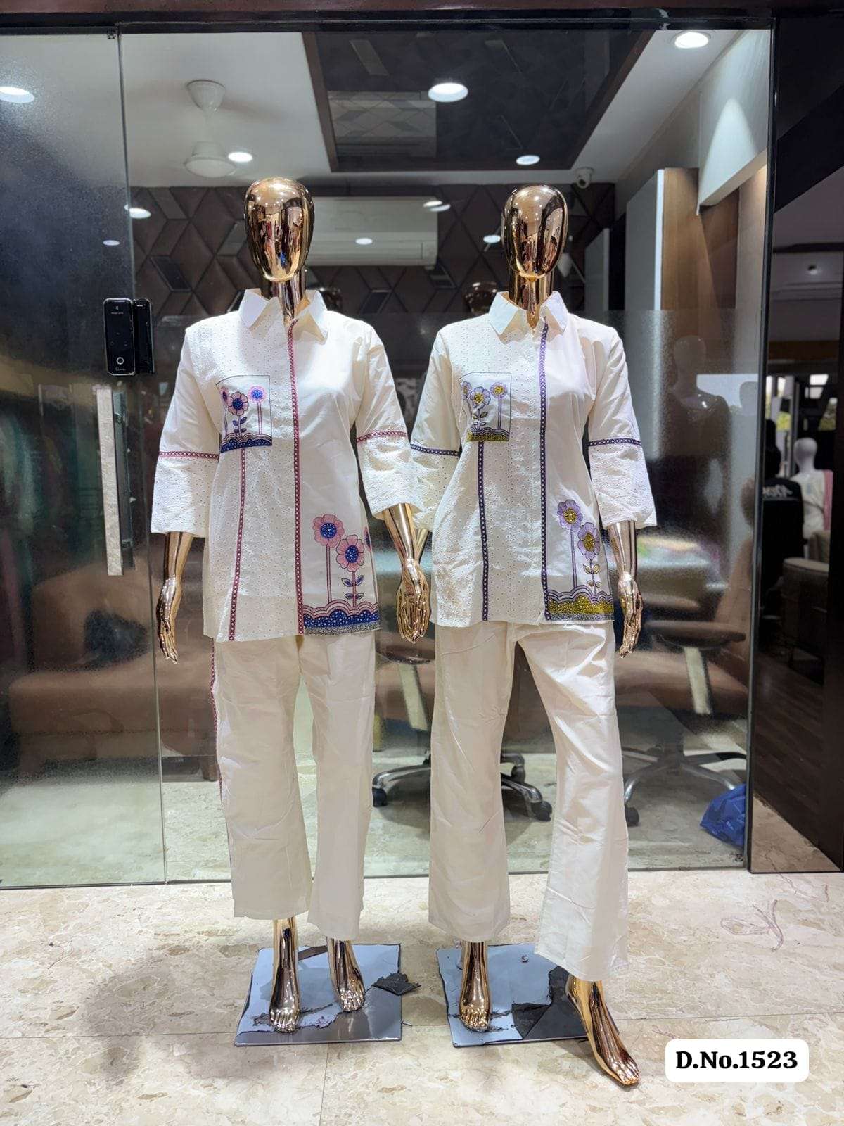 AANCHI DN-1523 SERIES PURE COTTON PRINTED CO-ORD SET-00286