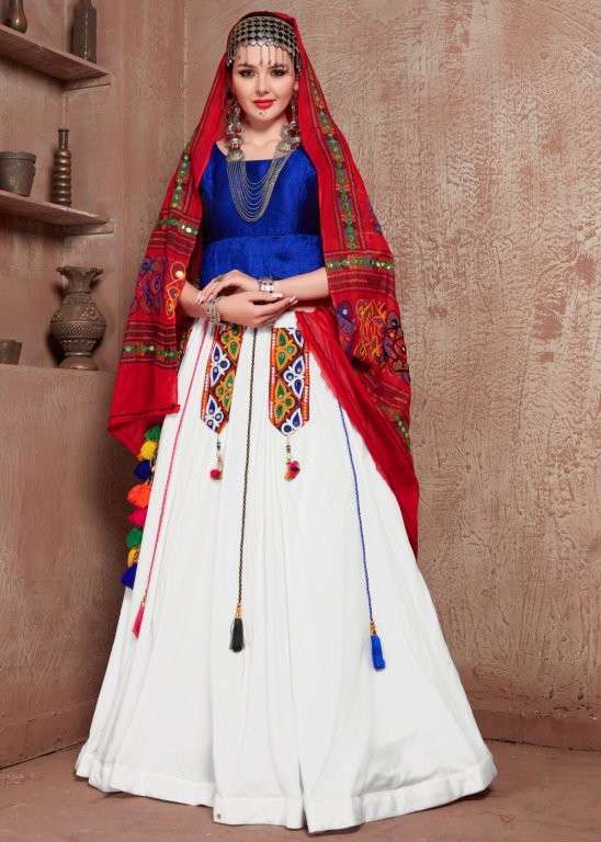 AAWIYA RAJWADI VOL-02 8001 TO 8008 SERIES PURE RAYON COTTON LEHENGAS-00060