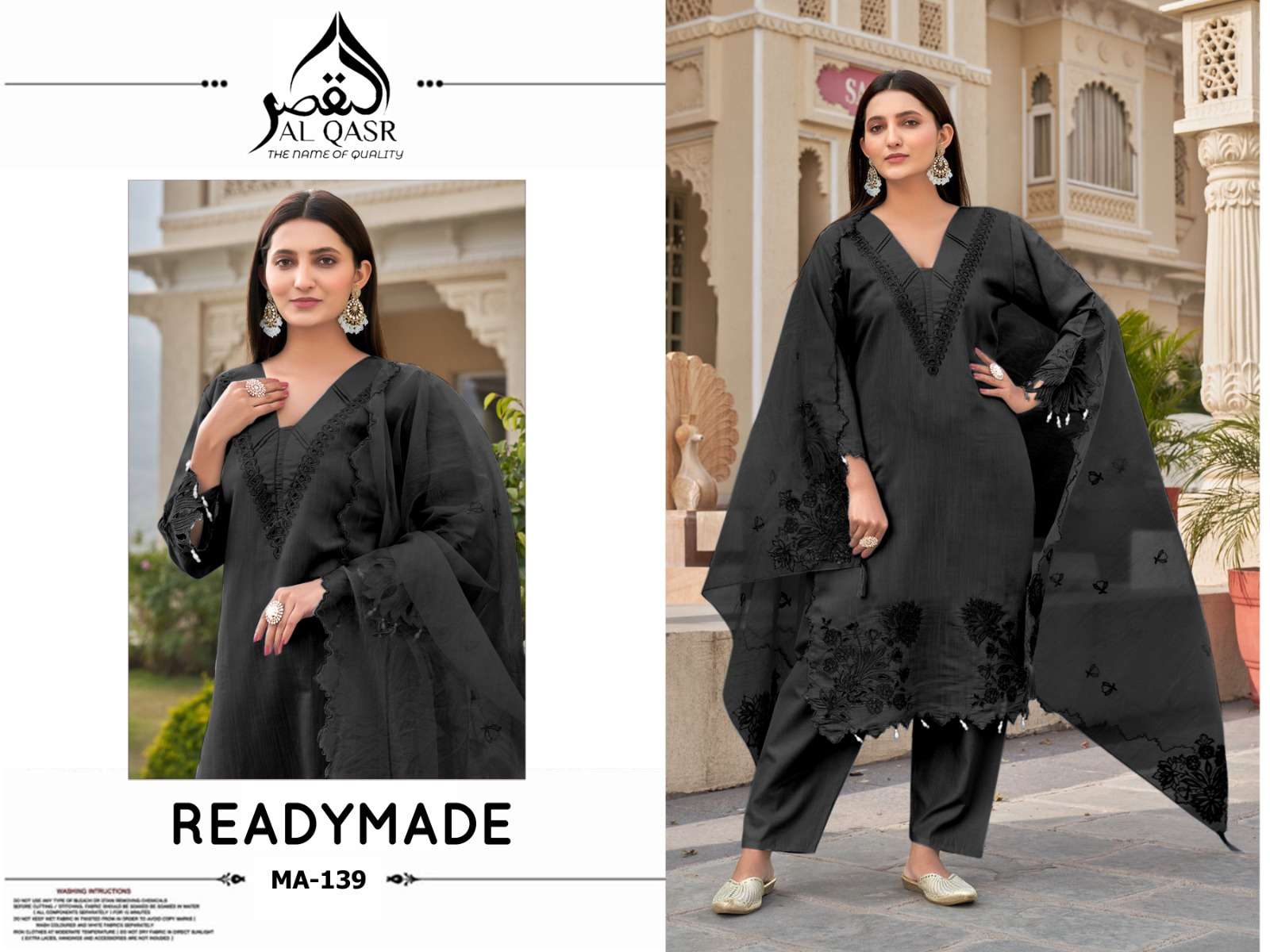 AL-QASR MA-139 PURE ROMAN EMBROIDERY PRINTED PAKISTANI DRESSES-00245