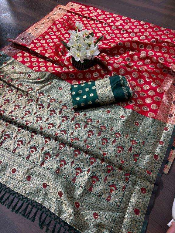 ALICE VOL-30 BY ASLIWHOLESALE DESIGNER PURE BANARASI SILK SAREES-00090